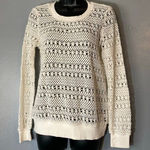 Forever 21 white crochet sweater Photo 0