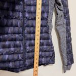 Lululemon Fluff Off Jacket Goose Down Puffer Pullover Purple Patterned Size 6 Photo 12