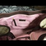 Dooney & Bourke Brown Leather Plaid Shoulder Bag Photo 9