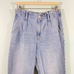 American Eagle Women Paper Bag Waist Highest Rise Mom Jeans Size 8 Photo 1