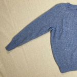 J.Crew | Light Blue Waffle Knit Wool & Alpaca Blend Crewneck Sweater - Small Photo 2