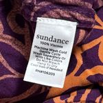 Sundance  Orange Purple Floral Abstract Print Pull on Pants Coastal Lagenlook M Photo 8