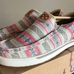Twisted X  Women's Slip on Loper Pink Multicolor Tribal Aztec Size 9 Photo 8