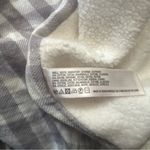 Anthropologie Grey Gingham Fleece Robe Size Medium Photo 5