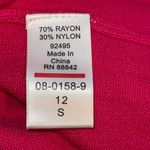 Vibrant ROAMAN’S PINK CROPPED KIMONO SLEEVE CARDIGAN SIZE 12 Photo 3