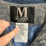 Mulberry Vintage ‎ Street Wool Coat Jacket Womens XL Blue Tapestry Button Pockets Photo 3