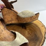 Altar'd State ALTAR’D STATE Women’s Natural Abie Cork Platform Crochet Size 8 Photo 9