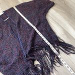Vintage Fringe Cardigan Sweater womens Purple (one size) bohemian grunge shabby Size undefined Photo 5