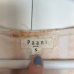 Paani embroidered smocked waist aline dress s Gold Photo 2