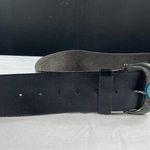 Southwestern Leather Belt With Turquoise Stone SKU 7529 Black Photo 0