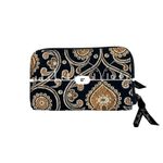 Vera Bradley  2008‎ "Caffe' Latte" Hope Toile Hidden Wristlet Wallet Brown Black Photo 6