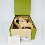 Gucci  WOMEN'S PETITE GG SLINGBACK NAPPA CHARLOTTE PUMPS SIZE EU 40 Photo 1