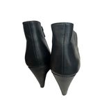 Seychelles  black wedge bootie size 6M 3.5” heel black leather Photo 4