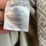 Tyler Böe Textured Geometric Bell Sleeve Dress Women's Medium Gray Beige Photo 7