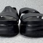 Bamboo Women’s  Vintage Y2K Style Black Platform Sandals Size 6. Photo 1