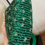 From India To You | Green Beaded “Go Team” Shoulder Bag Gold Photo 8