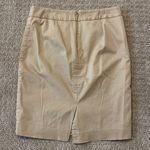 The Limited  Khaki Casual Knee Length Pencil Skirt Photo 1