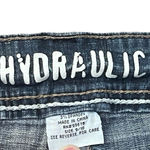 Hydraulic Y2K Low Rise Embellished Distressed Cuffed Capri Size 9/ 10 Edgy Glam Photo 3