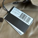 Noli  faux leather shacket in medium brown Photo 2