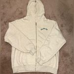 Madhappy  Oatmeal Custom Meghan Trainor Full Zip Hoodie Photo 1