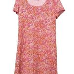 Lilly Pulitzer  Hotty Pink Ten Speed Bike Print Cotton T Shirt Dress Womens M Photo 0