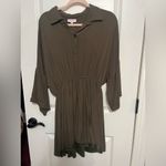 Andree by Unit Olive Green Dress Size 2X Photo 2