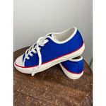 Sandro Paris Anouk Flame Solde Canvas Sneakers Royal Blue Lace Up US Size 8 Photo 12