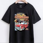 SheIn Letter $ Car Print Tee Photo 0
