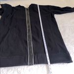 Athleta Cozy Karma Zip Back Sweatshirt Dress Black XL Photo 4