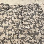 BDG  Denim Mini Skirt Blue White Stripes Floral Photo 6