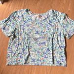 Love Shack Fancy Floral Print Women's Top Photo 0
