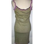 New Womens NWT Designer Fabrizio Del Carlo M Sun Dress Lounge Purple Green Italy Size M Photo 2