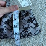 Saks 5th Avenue Vintage Saks Fifth Avenue Statin Floral Lace Mini Wristlet Small Handbag Purse Photo 14