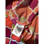 JUDE CONNALLY Beth Dress Mod Geometric Nylon Y2K Sport Casual Travel Knee Length Orange Photo 8