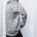 ZARA  Animal Print Button Down Blouse Size Small Photo 7