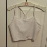 Aerie  Offline The Hugger Recharge White Longline Least Support Bra/Tank Photo 1