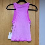 Good American  Pink Candy Wash Rib Tank - Size Large Photo 2