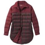 prAna  Globe Thistle Down Shirt Jacket Size Medium Photo 0