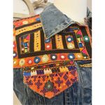 Ralph Lauren  Denim Supply Embellished Denim Jean Vest Southwest Aztec S Photo 1