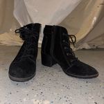 Anne Klein  Suede Combat Booties Photo 0