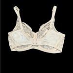 Wacoal Vintage  #85123 Lace Underwire Bra 32DD Ivory Cream Made In USA Photo 4