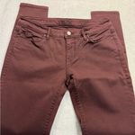 Buckle Brown Skinny Jeans with Tapered Fit Photo 4