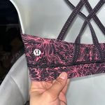 Lululemon Pink And black sport bra Photo 4