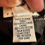 Talbots Black and white plaid wool skirt Photo 3