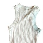 ZARA  Tank Top White Ribbed Stretch Size Small Excellent Condition Round Neck Photo 1