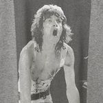 Torrid Mick Jagger Grey Classic Fit Crew T-Shirt, Size Large, New without Tag Photo 1