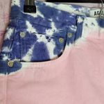 AGOLDE  PINK CUSTOM TIE DYE RAW HEM BERMUDA SHORTS SAMPLE STYLE 25 Photo 6