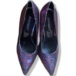 Shoedazzle Multicolored Glitter 4” Stiletto Heels Size 8 Photo 2