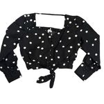 Moon River  padme polka dot blouse size Medium Photo 4