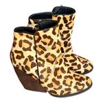 Very Volatile  Los Angeles Animal Print Heeled Booties Photo 0